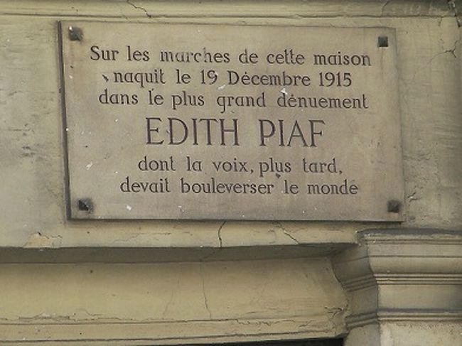 ベル・ヴィルといえばエディット・ピアフ。<br />