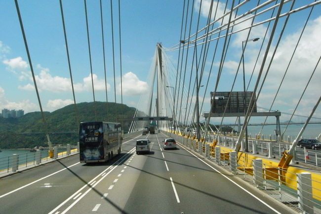 元朗からの帰りのバスから見た風景。