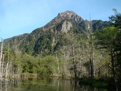 岳沢湿原から眺める六百山