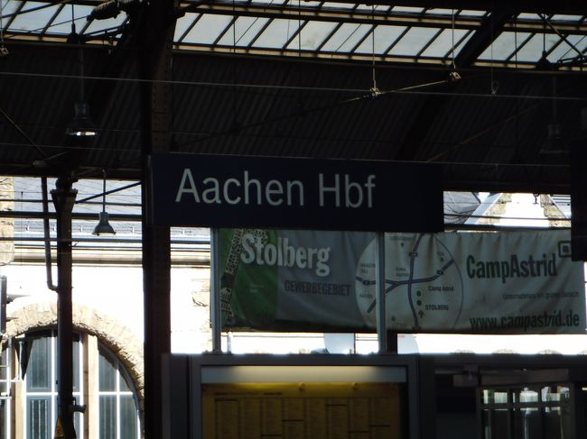 アーヘンを後にします。