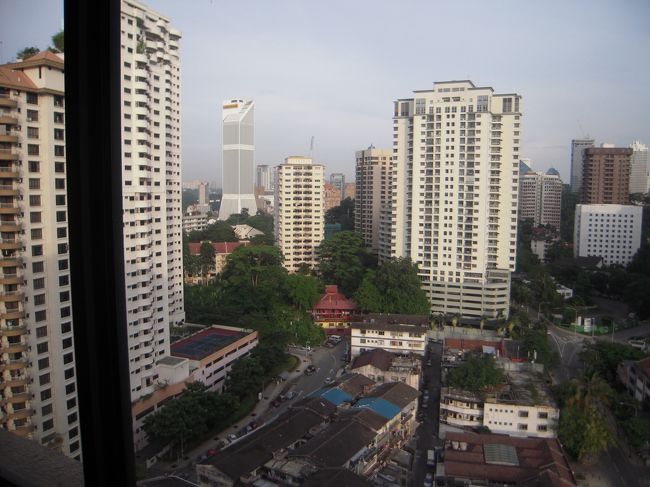 朝、ホテルの部屋から撮影。<br />高層階にアサインされたので、見晴らしが良かったです。<br />