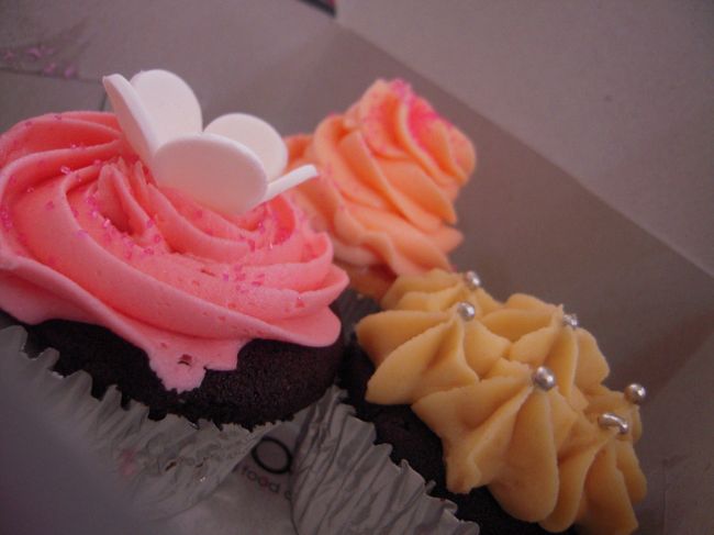 友達が買ったカップケーキ。<br />少しもらいましたが、美味しかったです！