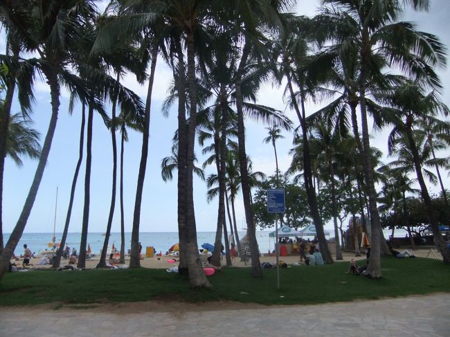 午後はトロリーに乗って買い物行きます！<br /><br />免税店から出てます〜