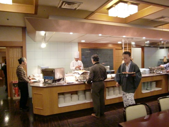 朝食ビュッフェ会場