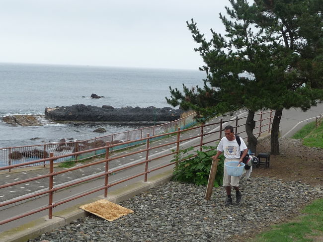 敷地から温泉が見えます・・・ほんとに1分