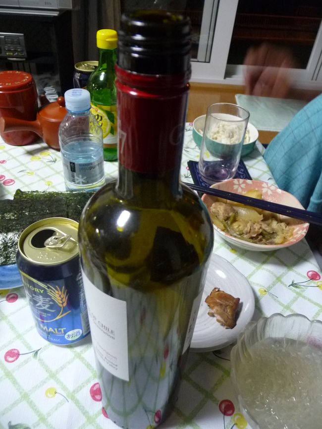 ワイン・・・飲み干しました・・・すみません・・・