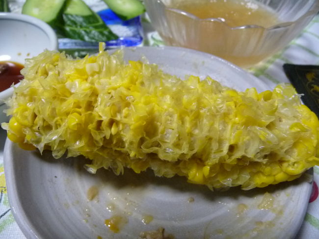 凄く甘いトウモロコシでした・・・