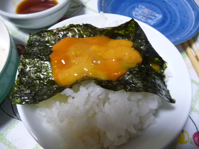 ウニも沢山有りましたが・・・食べつくしました・・・