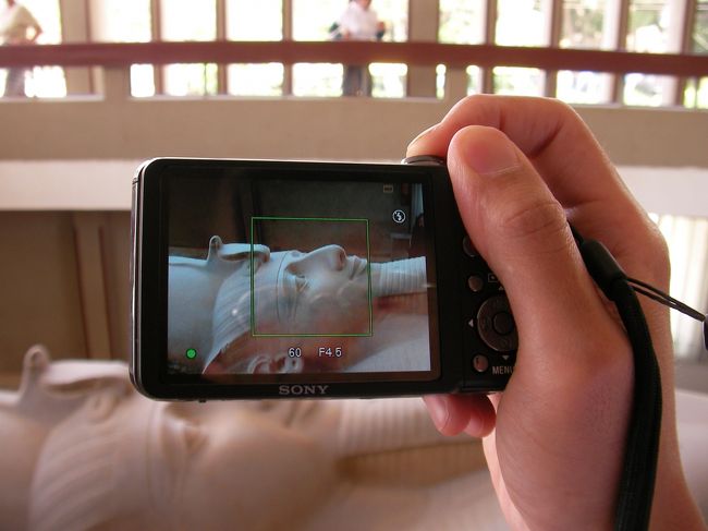 面白かったので一枚撮影してみました。<br />顔認証、しっかり出来てますね。