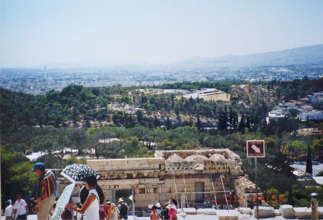 ギリシャ２　アテネの街並み２（パルテノン神殿）