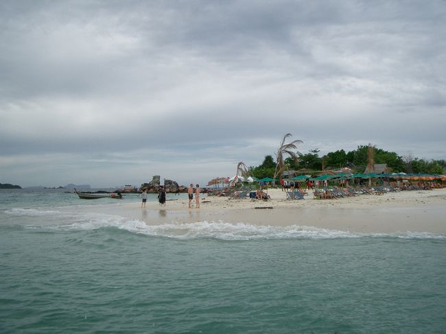 ピピ島の帰りに寄ってくれたビーチ