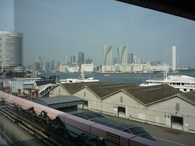 日の出駅から見た日の出桟橋。