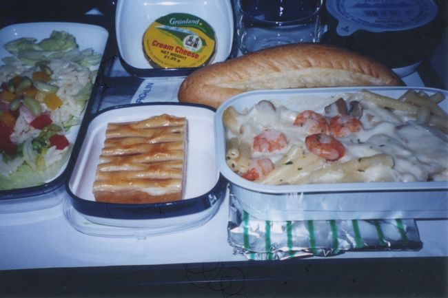 機内食。