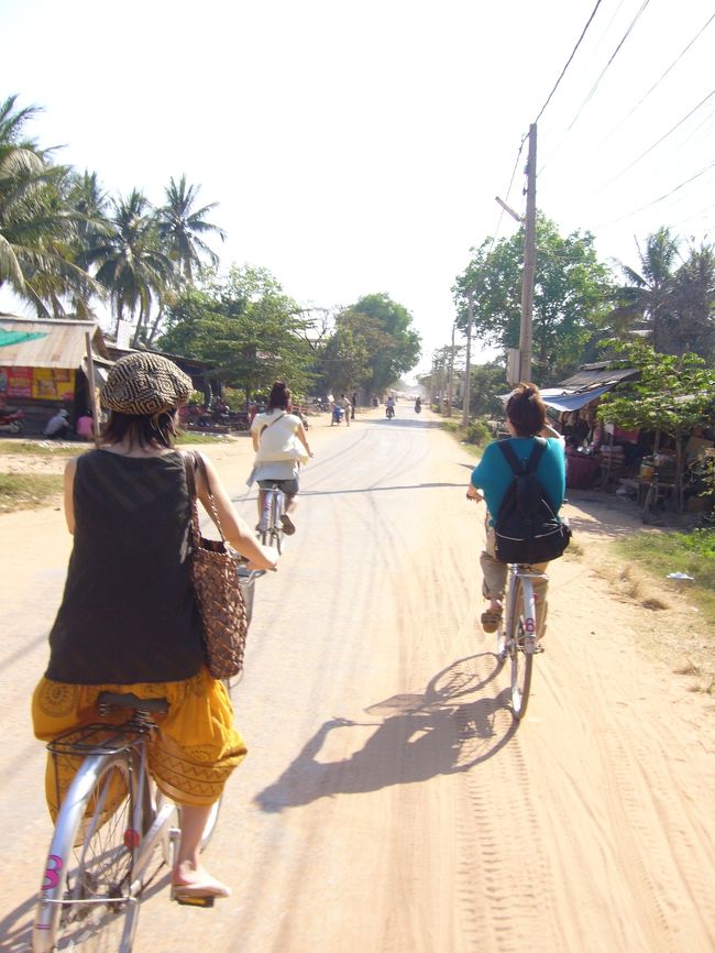 自転車でブラブラ。<br />とっても気持ちよかった。
