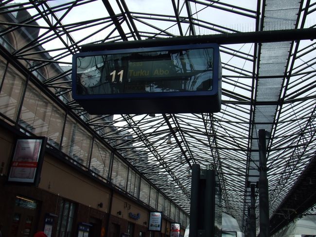 15時のインターシティーで、まずはヘルシンキからトゥルクへ向かいます。