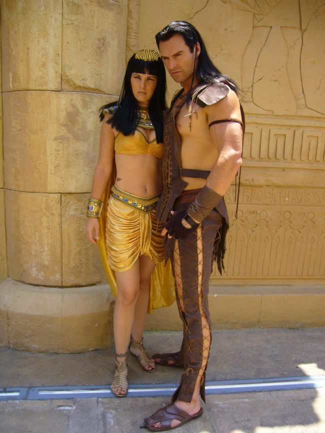 美男美女の古代エジプトカップル。<br />エキゾチックでカッコいい！