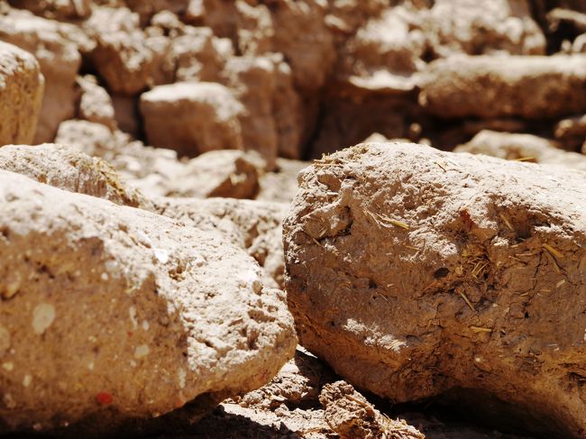 トルコにもあった日干し煉瓦。