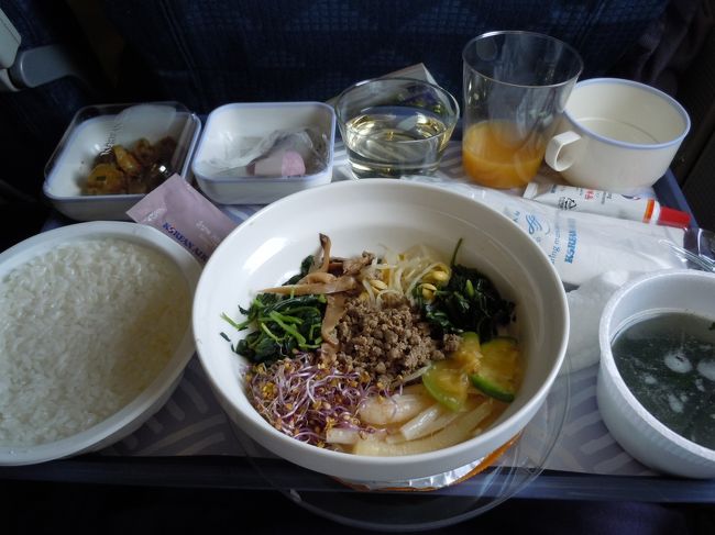 機内食のビビンバ！
