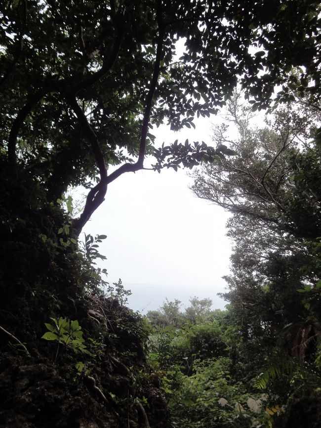 うっすらですが、肉眼では見えるのです久高島。<br />美しい場所。