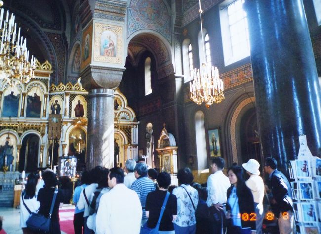 ヘルシンキの街並み、ウスペンスキー寺院。