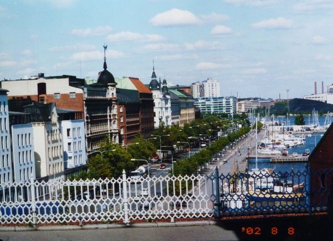 ヘルシンキの街並み、ウスペンスキー寺院前からの眺望。