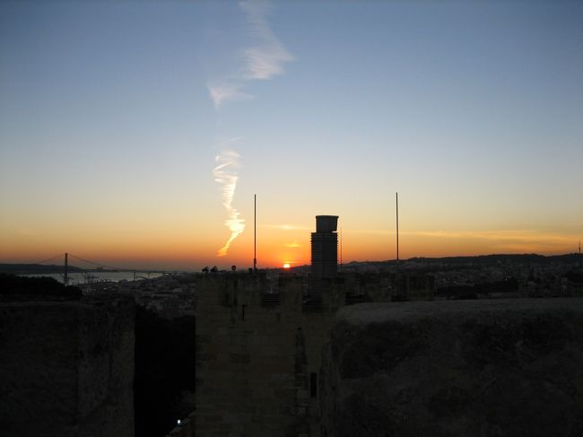 最高の夕日が見えます。
