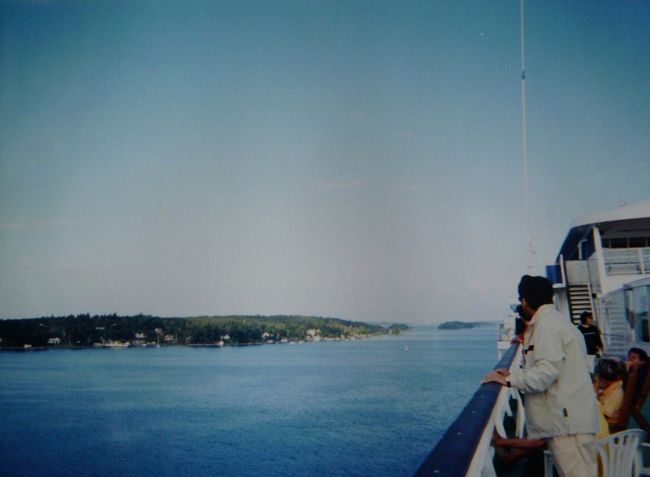 フェリー、ストックホルム湾。