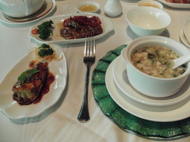 西湖翡翠花園酒家にて豪華なランチ