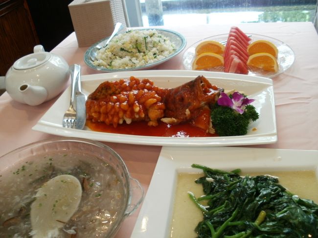 平江客?にて蘇州名物の松鼠桂魚や白魚のスープ