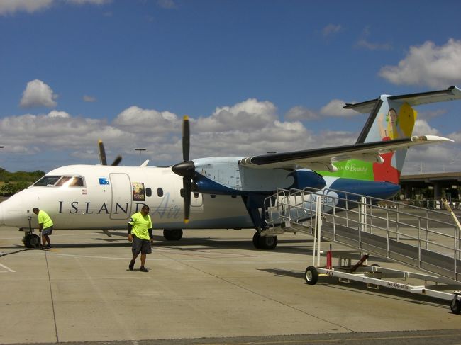 ラナイ島まで約30分のフライト。<br />あっという間に到着です。