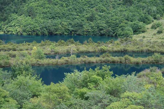 樹正郡海。<br />これからこの海の上を通って行くことになります。<br /><br />秋には、一面の錦に変化すると思うと<br />また訪れてみたい気がします。<br /><br />