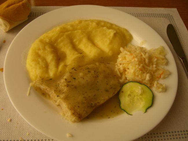 お魚とマッシュポテト