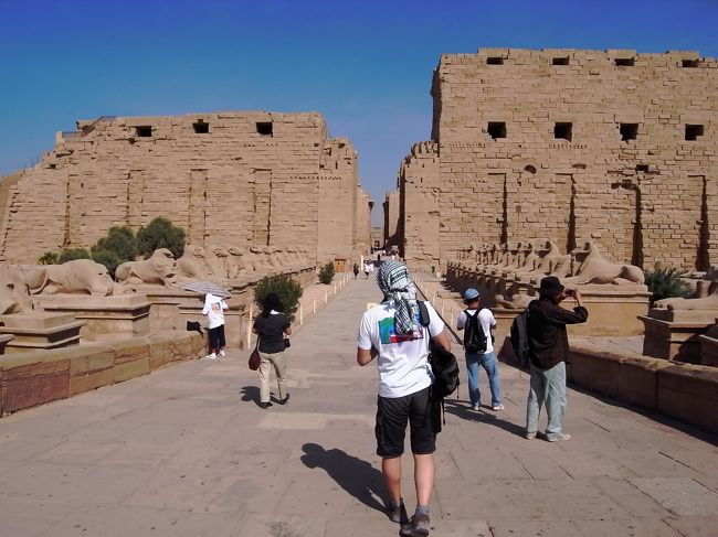 やっと来ました、カルナック神殿！