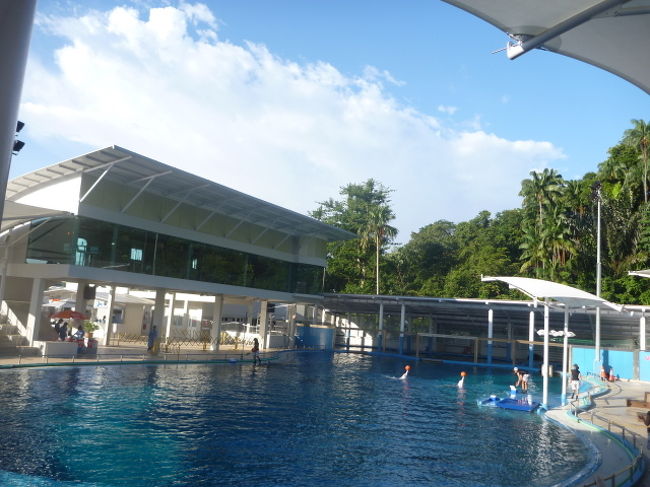 アンダーウォーターワールドから出ると、こんどはいるかのショーです。<br />これを見ると、すでに6時頃。<br />