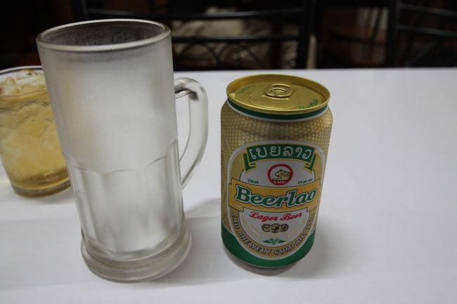 ここからビエンチャンです。<br />ホテルはマリーナンプ・ゲストハウスに宿泊して、それから晩御飯に近くにあるナンプ・コーヒーに行きました。そうすると、ジョッキーが出てきて驚きです