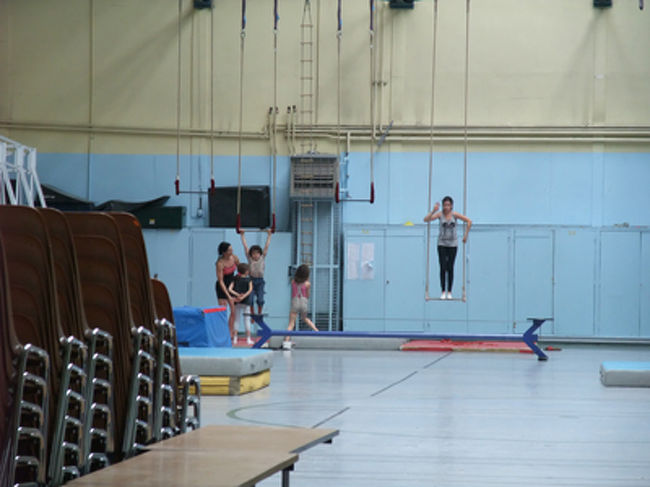 あ、なんかかわいいもの練習してる！