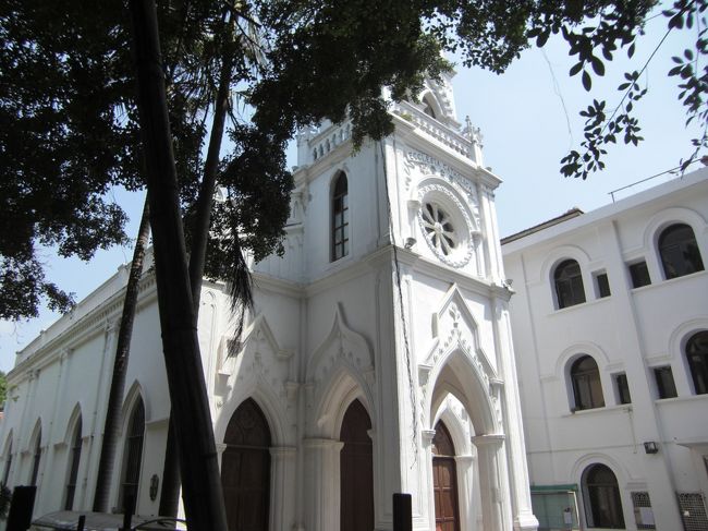 天主堂。<br />教会はいっぱいあります。<br />もともと西洋人の租界地跡です