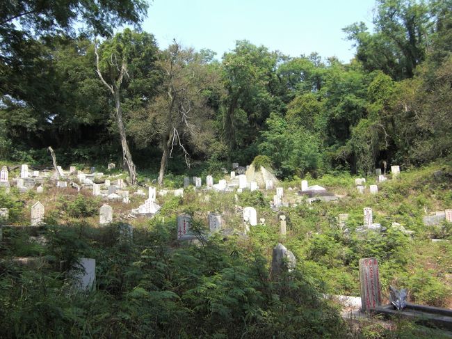 すぐに墓が見えてきました・・・<br />坂の登りもキツクなってくる・・・