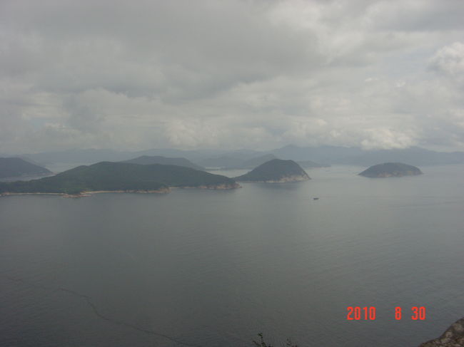 島の東側を撮影！