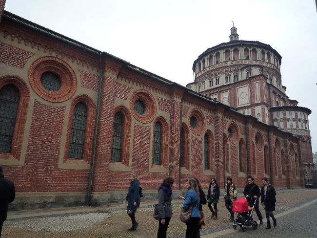 こちらも、サンタ・マリア・デッレ・グラツィエ教会。