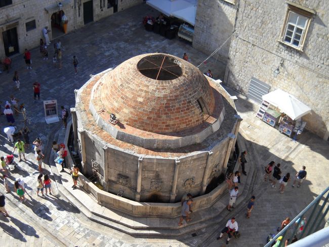 上から見たオノフリオの大噴水。
