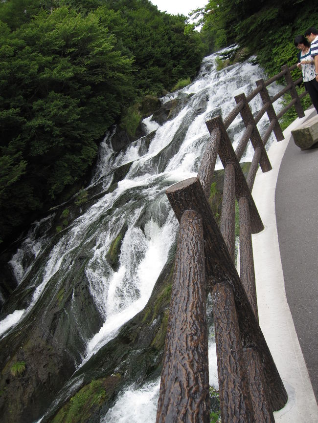 [明治期オリジナル浮世絵] 日光名勝十二景 滝尾素麺滝／華厳滝　[栃木・名所 明治期オリジナル浮世絵] 日光名勝十二景 滝尾素麺滝／華厳滝