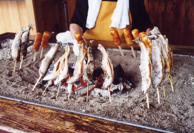 田沢湖にて。<br />焼きたておいしそう！