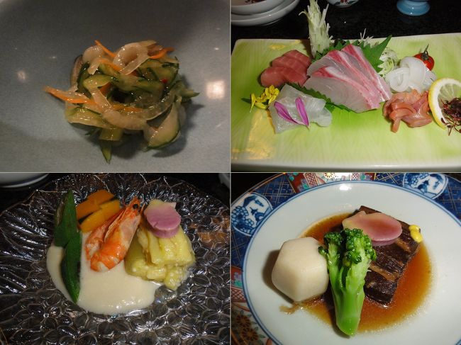 20：30ホテルの和食レストラン「仁」へ<br />ホテルの周りにはあまり飲食店も無いので、ホテルで済ませました。