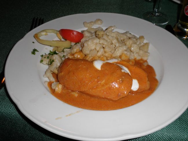 チキンのパプリカソース☆<br />まぁ不味くもなく美味しくもなく普通。