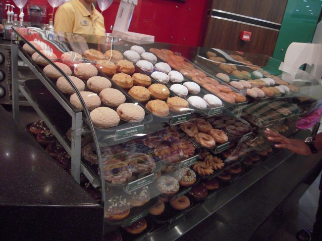 クリスピークリームドーナツもあった！