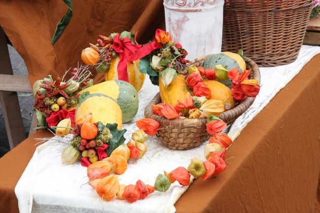 ホオズキChinese lanterns の飾りはヨーロッパにもあるようだ。