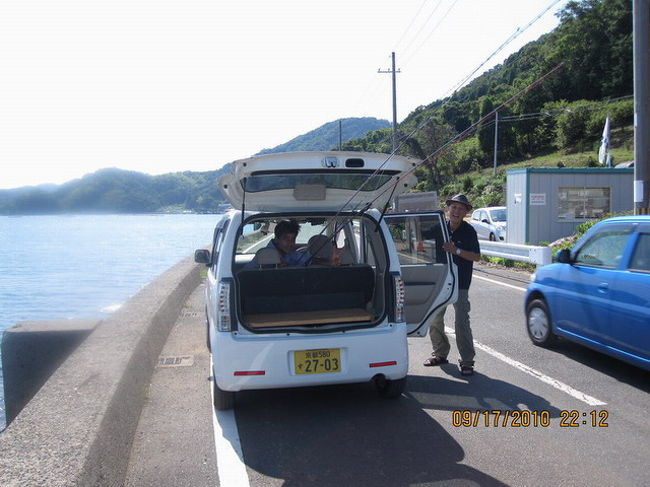 此処で釣ります・・・