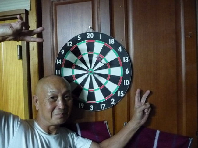 初めて真ん中に当てることが出来ました