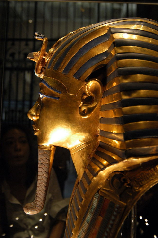 ツタンカーメンの黄金のマスク＠エジプト考古学博物館
